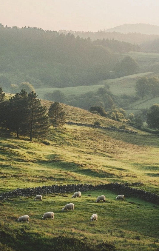 Enjoy the green pastures and throw out your idols. 