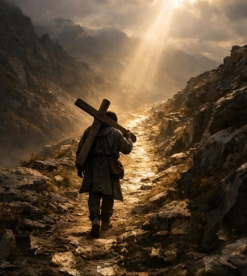 Deny yourself and pick up your cross.