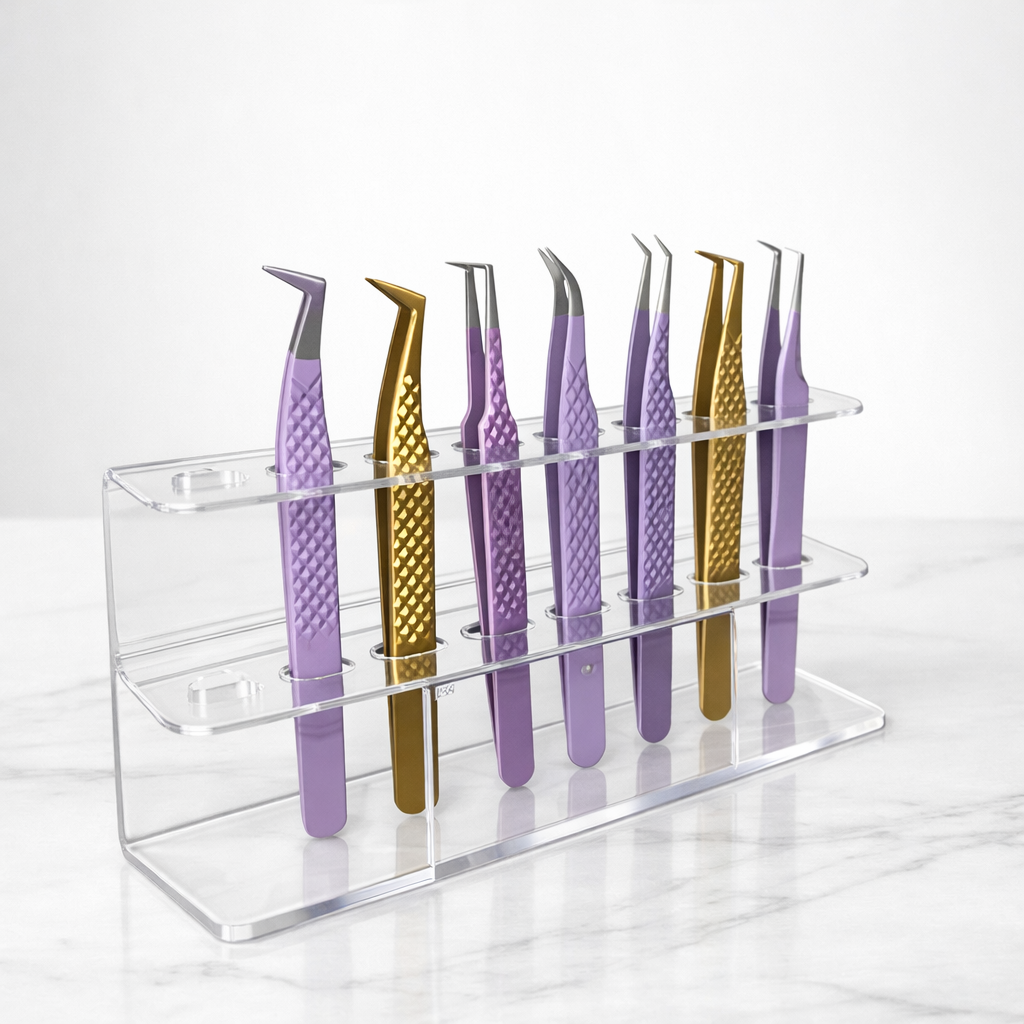 Premium Lash Tweezer Holder Stand